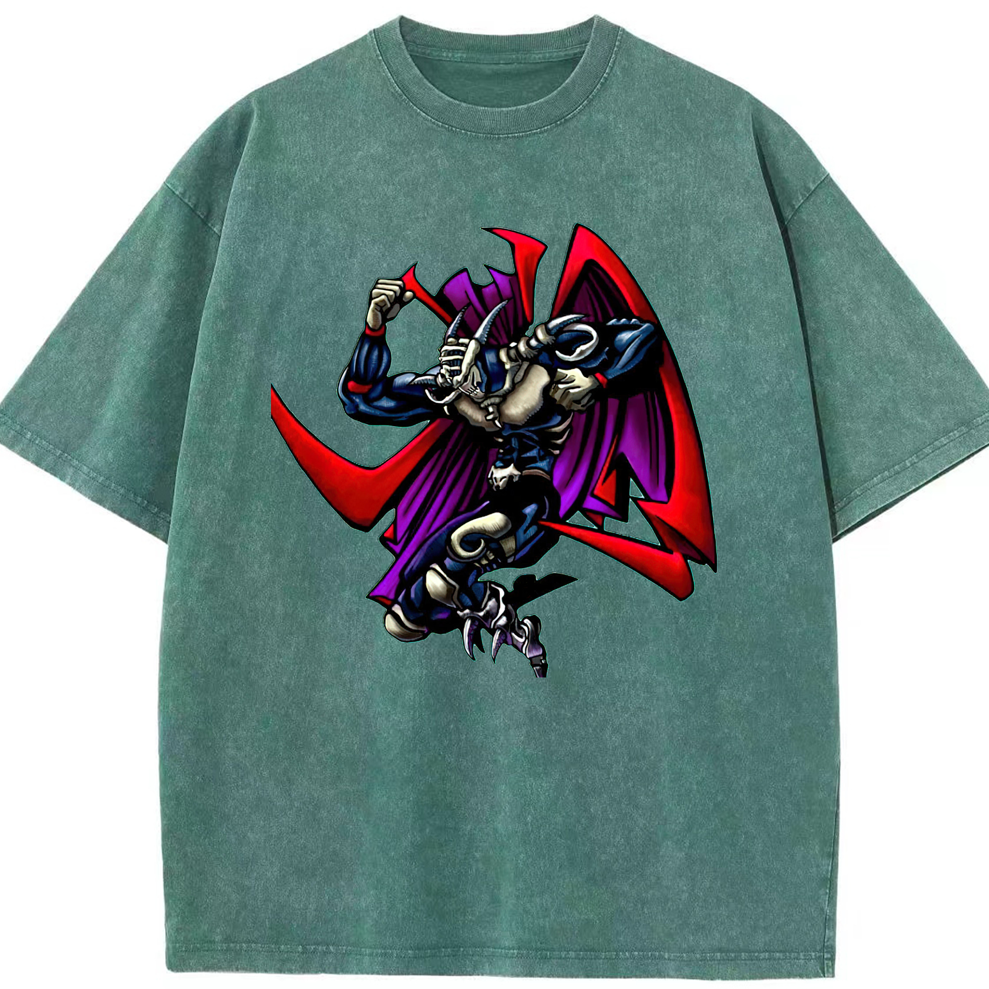 （画像用） 遊☆戯☆王 Yu-Gi-Oh! 綿100% ヴィンテージ風 半袖Tシャツ（フロントプリント）